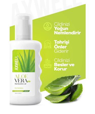 AXWELL Aloe Vera Intensive Moisturizing and Soothing Gel 200 ml - Buy Online on GoSupps.com