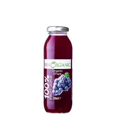 Benorganic Organic Grape Juice 12x250ml - Buy Online on GoSupps.com