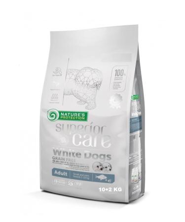 Nature's Protection Superior Care White Dogs Grain Free Fish Adult Small and Mini Breeds 10kg