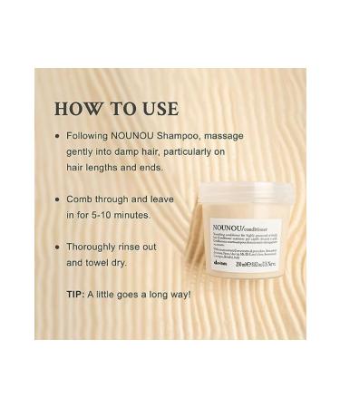 Davines Nounou Damaged Hair Conditioner (75605) 250 ml ECBeauty!Q06