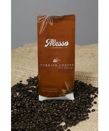 ALESSO COFFEE Turkish Coffee Medium Roasted Foamy 2 X 500gr