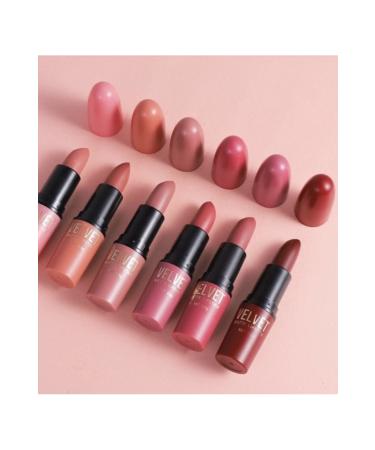 The Beauty Band 6-Piece Nude Matte Lipstick Set - 6 Pieces