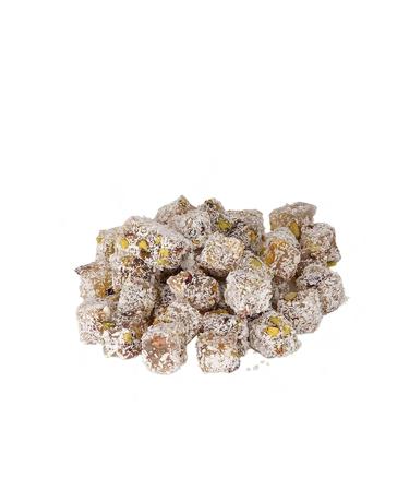 kuruyemi cin Double Roasted Pistachio Coconut Turkish Delight 1000gr