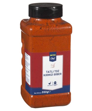 Metro Chef Red Pepper Powder Sweet 550G Kitchen Chef Pastry Sweet Salty Spice