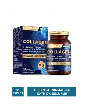 Nutraxin Beauty Collagen Gold 30 Tablets