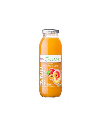 Benorganic Organic Peach Apricot Apple Juice 12x250ml - Buy Online on GoSupps.com