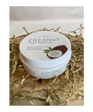 SPA World Face&body Hand Face Body Massage Care Cream 150 ml Coconut - Buy Online on GoSupps.com