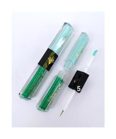 Cosha Beauty Rose Double-Sided Glitter Liquid Eyeshadow Glitter Eyeliner & Eyeshadow Melted Metallic Lip Oilshine Eyeliner