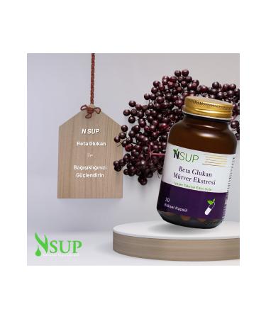 NSUP Beta Glucan + Elderberry Extract 30 Capsules - Buy Online on GoSupps.com