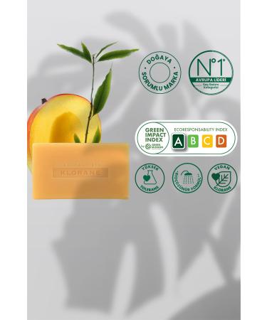 Klorane Mango Nourishing Solid Shampoo 80 gr - Buy Online on GoSupps.com