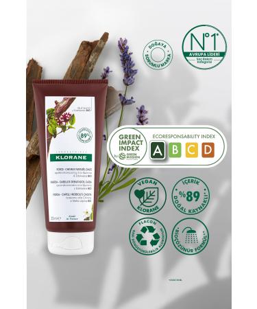 Klorane Quinine and Organic Love Flower Extract Strengthening Conditioner 200 ml - Buy Online on GoSupps.com