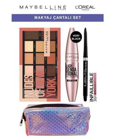 Maybelline New York Nudes Lash Sensational Infaillible Effective Looks Eye Makeup Set