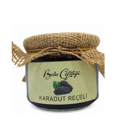 NAT NUT Black Mulberry Jam 330 gr Glass Jar