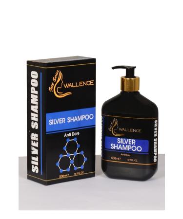 Wallence Silver Shampoo Redness and Darkening Elimination 500 ml.03032