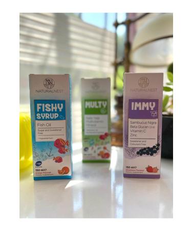Natural Nest Immy Syrup Food Supplement 150 ml - Buy Online on GoSupps.com
