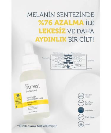 The Purest Solutions Anti-Blemish and Blemish Reducing Arbutin Skin Care Serum (Arbutin 2% + Hyaluronic Acid) - Buy Online on GoSupps.com