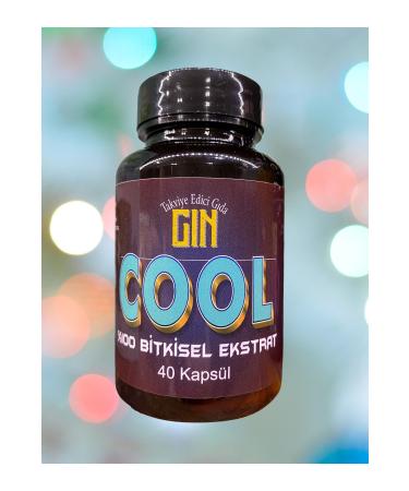 Cool Gin 40capsules (immune booster ) Guarana Tribulus Terrestris Fenugreek Root Ironthorn