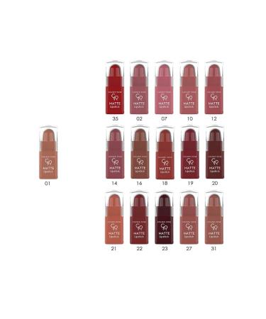 Golden Rose Matte Lipstick Mini-1-Matte Lipstick - Buy Online on GoSupps.com