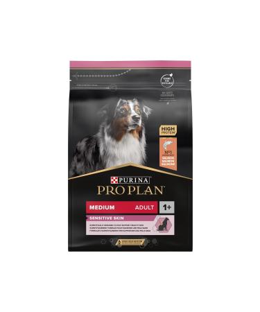 Purina Pro Plan Medium Salmon Sensitive Adult Dog Food 3kg - Buy Online on GoSupps.com