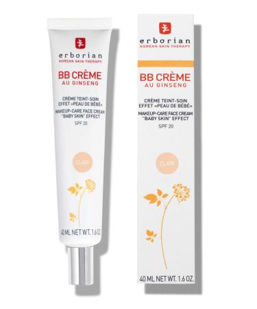 erborian BB Cr me Au Ginseng - Baby Skin Effect Makeup-Care Face CreamSPF20+ 40 Ml