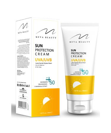 Meva Beauty Beauty Anti-Spot High Protection Face Sun Cream Spf 50 - Buy Online on GoSupps.com