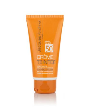 Jacques Andhrel Tinted Sunscreen SPF 50+ Combination and Oily Skin 50 ml