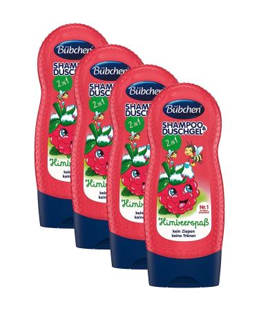B bchen Shampoo and Shower Gel Raspberry 4x50 ml