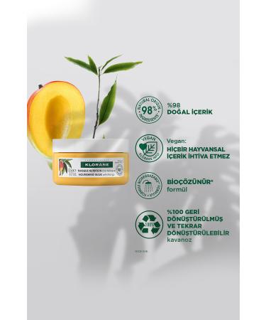 Klorane Mango Nourishing Hair Care Mask 150 Ml - Buy Online on GoSupps.com