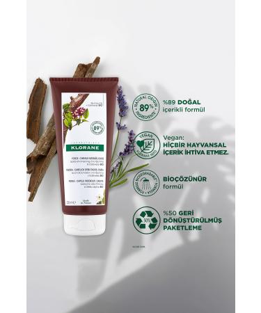 Klorane Quinine and Organic Love Flower Extract Strengthening Conditioner 200 ml - Buy Online on GoSupps.com