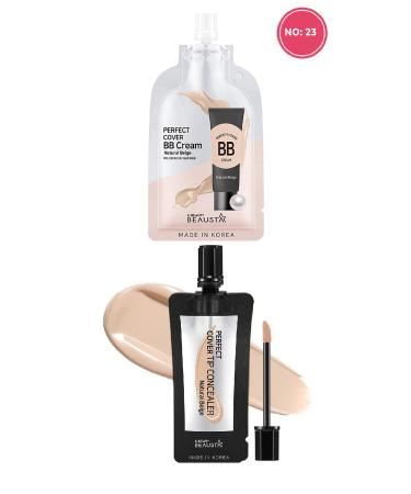 BEAUSTA Under Eye Concealer Perfect Cover Consealer No:23 & High Concealer Skin Care Effective Bb No:23