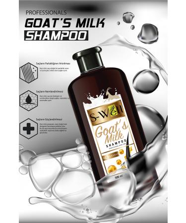 S-Well Goat's Milk | Goat Milk Extract Prosthetic Hair and Medical Wig Hair Care Shampoo 500 ml - Buy Online on GoSupps.com