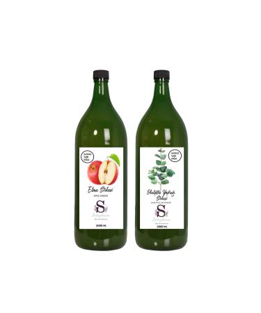 Suheylaana Natural Apple Cider Vinegar 2000 Ml - Natural Eucalyptus Leaf Vinegar 2000 Ml