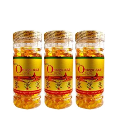 SAPPHIRE Fish Oil 1000 Mg Omega 3-6-9 3x200