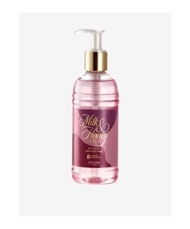 Oriflame Milk Honey Gold Hand and Body Wash Gel with Rose Nectar