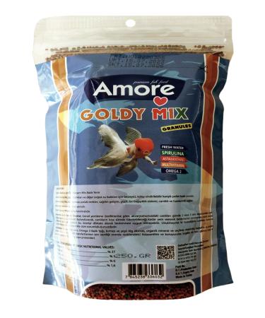 AMORE Goldy Mix Granules Goldfish Bag Food Vitamin Tablet Rock Salt Set - Buy Online on GoSupps.com