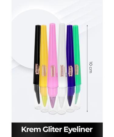 MUJGAN 6-Piece Glitter Cream Eyeliner Set - Buy Online on GoSupps.com