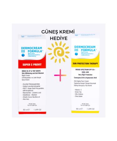 Dermocream Formula Super C Provit Skin Whitening Blemish Cream 50ml.