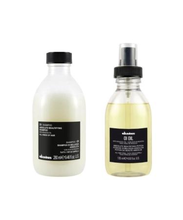Davines Organic Oi/oil Sulfate Free Shampoo 280ml + Oil 135ml NesliBeauty443