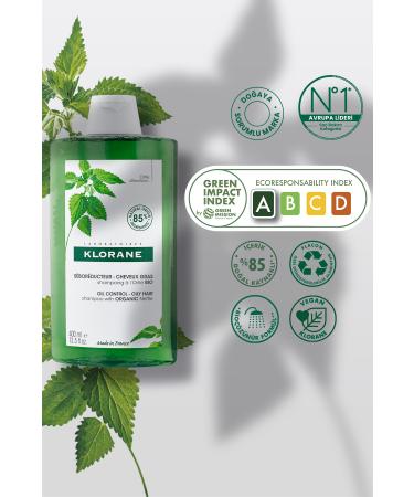 Klorane Nettle Oil Balancing Shampoo 400 Ml - Buy Online on GoSupps.com