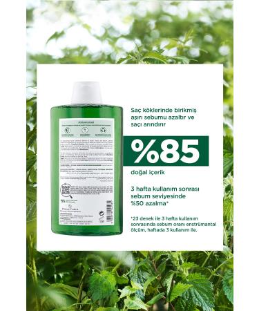 Klorane Nettle Oil Balancing Shampoo 400 Ml - Buy Online on GoSupps.com