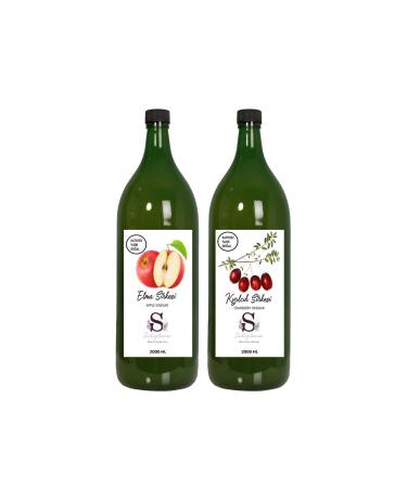 Suheylaana Natural Apple Vinegar 2000 Ml - Natural Cranberry Vinegar 2000 Ml
