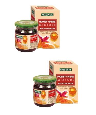 Aksu Vital Honey Herbal Mixture Bitter Melon Paste 230 Gr 2 Pieces