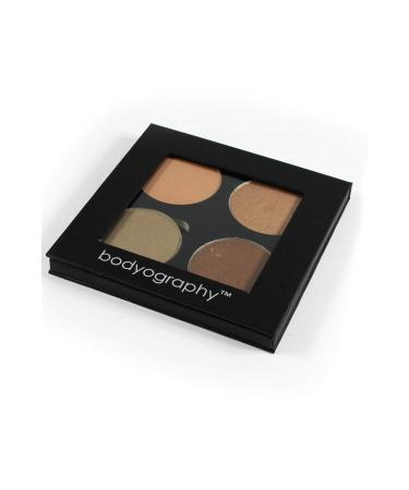Bodyography Quad Eye PaletteHighlighter Gold- Bronze- Pink- Peach 744119620017
