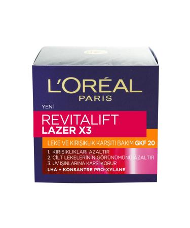 L'Oreal Paris Revitalift Laser x3 Anti-Wrinkle and Anti-Spot Cream 50 ml
