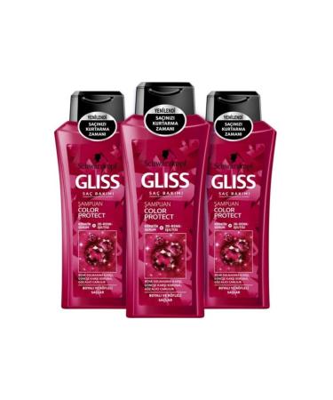 Gliss Color Protect Shampoo 3 Pack 400 Ml