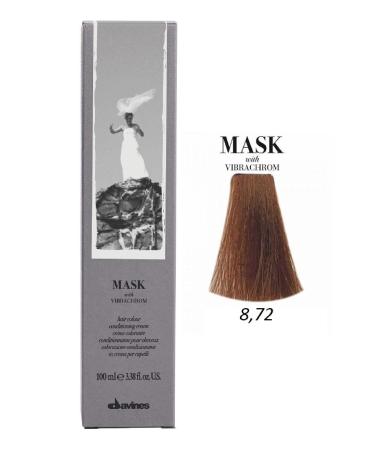 Davines Mask Vibrachrom 8.72 Hair Dye 100 ml 8004608265153 (Oxidizer-Free) - Buy Online on GoSupps.com
