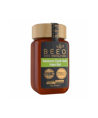 BEE'O Chestnut Flower Honey (Raw Honey) 300 GR