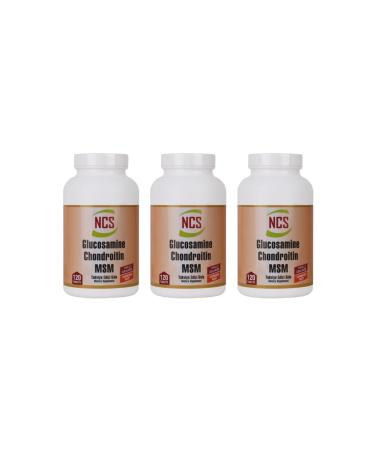 Ncs Glucosamine Chondroitin Msm Turmeric 120 Tablets X 3 Boxes