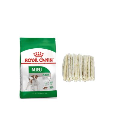 Royal Canin Adult Small Mini Small Breed Dog Food 4 Kg + 10 Milky Twist Bones (original)