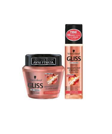 Gliss Magnificent Strength Hair Mask + Magnificent Liquid Hair Mask